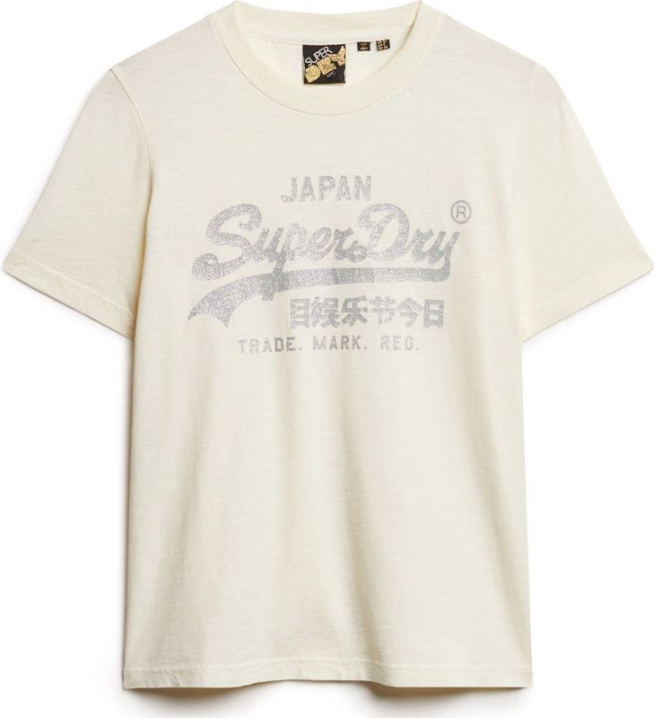 Superdry - Metallic T-shirt - Dames - T-shirts