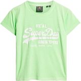 Superdry - Neon Vl Graphic T-shirt - Korte Mouwen - Zwart - Katoen