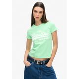 Superdry - Neon Vl Graphic T-shirt - Korte Mouwen - Zwart - Katoen
