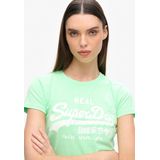 Superdry - Neon Vl Graphic T-shirt - Korte Mouwen - Zwart - Katoen