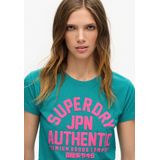 Superdry - Puff Print - T-shirt - Zwart - Katoen