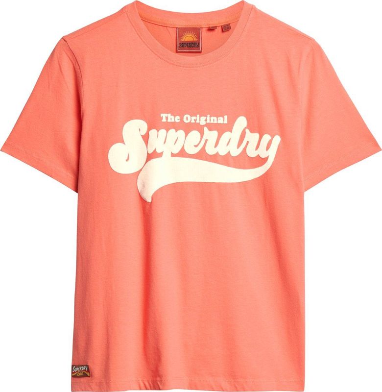 Superdry - Retro Flock - T-shirt - Korte Mouwen