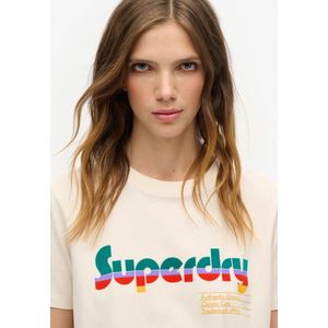 Superdry - Retro Flock - T-shirt - Korte Mouwen