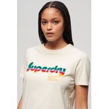 Superdry - Retro Flock - T-shirt - Korte Mouwen