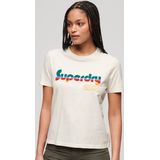 Superdry - Retro Flock - T-shirt - Korte Mouwen