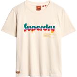 Superdry - Retro Flock - T-shirt - Korte Mouwen