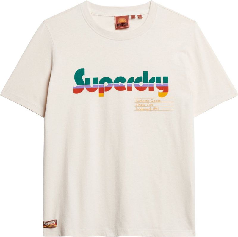 Superdry - Retro Flock - T-shirt - Korte Mouwen