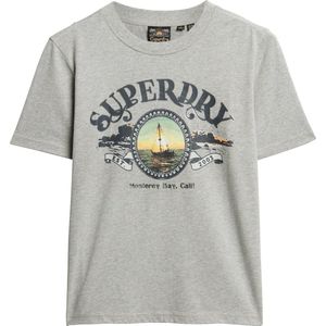 Superdry - Travel Souvenir - T-shirt - Katoen - Relaxed Fit, Korte Mouwen, Gedrukte Afbeelding
