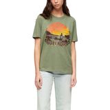 Superdry - Travel Souvenir - T-shirt - Zwart - Katoen/Polyester