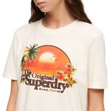 Superdry - Travel Souvenir - T-shirt - Zwart - Katoen/Polyester