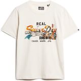 Superdry - Tokyo Vl Relaxed T-shirt - Grijs - Katoen