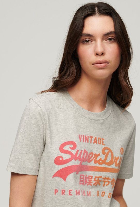 Superdry - Tonal Vl Graphic - T-shirt - Met Korte Mouwen