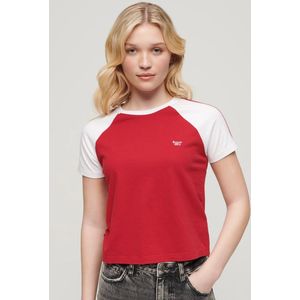 Superdry - Essential Logo Retro - T-shirt - Zwart - Katoen