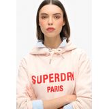 Superdry - Sport Luxe Loose Hoodie - Oversized - Gevoerde Capuchon