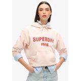 Superdry - Sport Luxe Loose Hoodie - Oversized - Gevoerde Capuchon