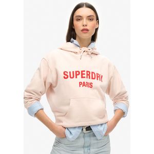 Superdry - Sport Luxe Loose Hoodie - Oversized - Gevoerde Capuchon