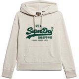 Superdry - Hoodie - Dames - Geborduurd Vintage-logo en Grafische Print
