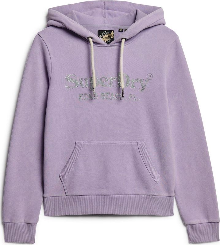 Superdry - Metallic Hoodie - Dames - Hoodies