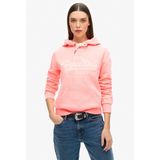 Superdry - Fluo Hoodie - Dames - Fluorescerend - Relaxed Fit, Capuchon met Trekkoord