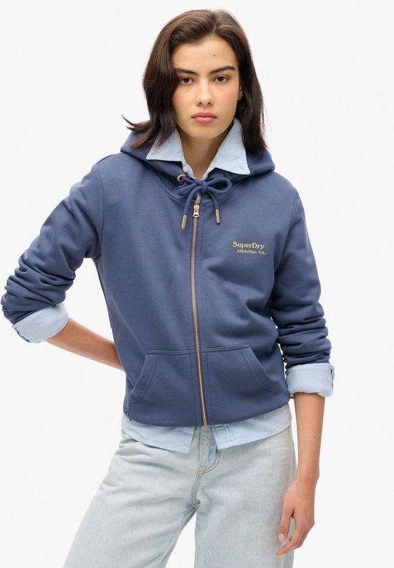 Superdry - Essential Logo Ub - Sweatshirt - Met Rits