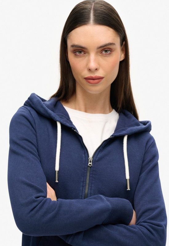Superdry - Archive Hoodie - Dames - Met Rits en Versieringen