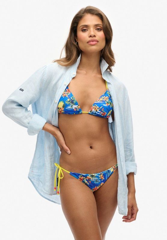Superdry - String Triangle Bikinitop - Veelkleurig - Vrouw