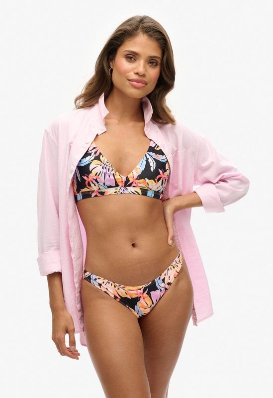 Superdry - Cross-Back - Bikinitop - Multicolor - Volledig Gevoerd, Verwijderbare Kussentjes