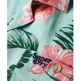 Superdry - Beach Resort - Overhemd - Ecru - Korte Mouwen