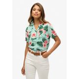 Superdry - Beach Resort - Overhemd - Ecru - Korte Mouwen