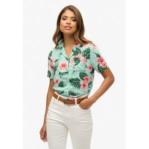 Superdry - Beach Resort - Overhemd - Ecru - Korte Mouwen