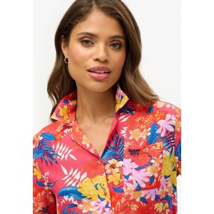 Superdry - Beach Resort - Overhemd - Ecru - Korte Mouwen