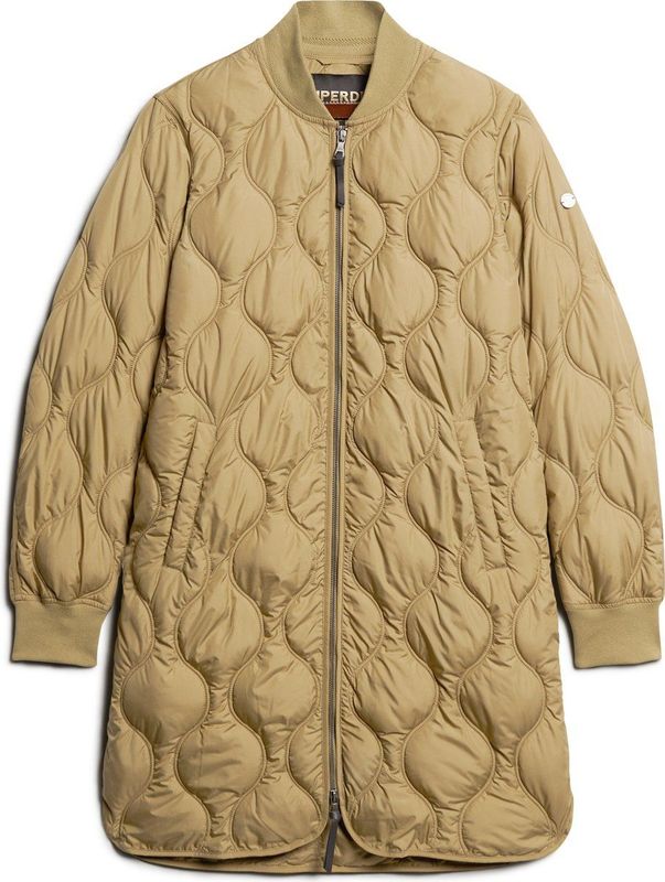 Superdry - Studio Long Liner - Damesjas - Gewatteerd - Casual Fit