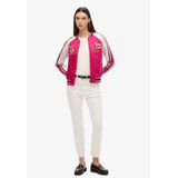 Superdry Suikajan Embroidered Bomberjack Roze Vrouw