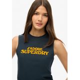 Superdry - Sport Luxe Fitted - Mouwloos T-shirt