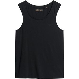 Superdry - Scoop Neck Tank Top - Zwart - Katoen