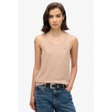 Superdry - Scoop - Mouwloos T-shirt - Zwart