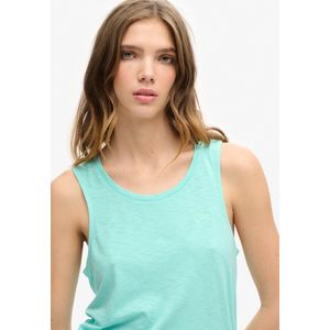 Superdry Scoop Mouwloos T-shirt Groen XS Vrouw