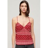 Superdry - Geweven Camitopje - Dames - Met Print