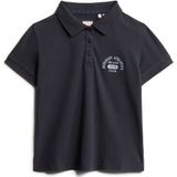 Superdry - 90s Fitted - Poloshirt - Zwart - Korte Mouw