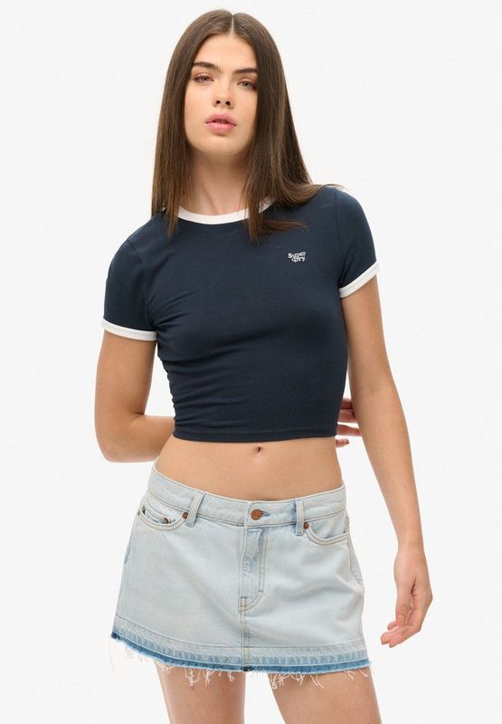 Superdry - W7210317A - Korte Rok - Denim