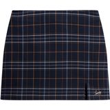 Superdry - W7210321A - Geruite Minirok - Beige - Casual - Polyester