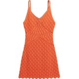 Superdry - Gehaakte Cami Mini-jurk - Dames - Jurken