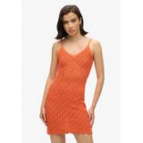 Superdry - Gehaakte Cami Mini-jurk - Dames - Jurken
