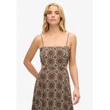 Superdry - Sheered Back - Lange Jurk - Zonder Mouwen