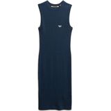 Superdry - Geribde Jurk - Halflang - Dames