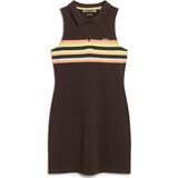 Superdry - W8011638a - Mouwloze Korte Jurk - Zwart - 100% Biologisch Katoen