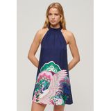 Superdry - Korte Mouwloze Jurk - Bedrukt - Mini - Relaxed Fit