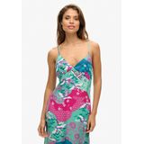 Superdry - Printed Slip - Lange Jurk - Zonder Mouwen
