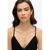 Superdry - Jerseyjurk - Zwart - Kanten Details - Verstelbare Schouderbandjes