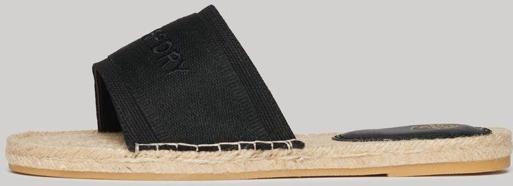 Superdry - WF310223A - Sandalen - Zwart - Stof - Casual